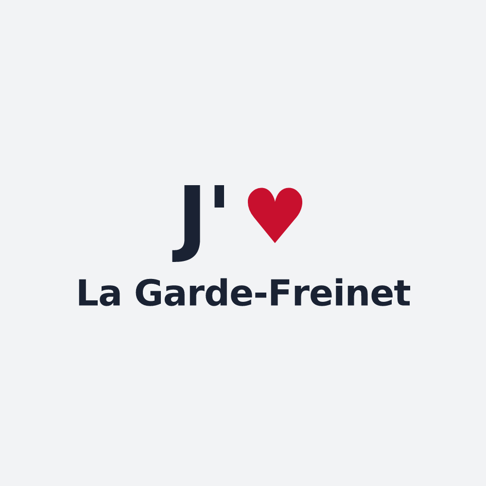 Poster personnalisé La Garde-Freinet — design J'aime La Garde-Freinet