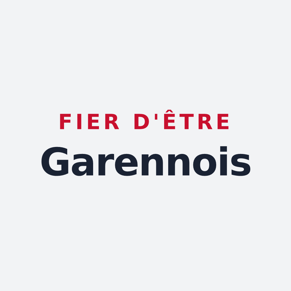 Poster « Fier d'être Garennois » — design pour La Garenne-Colombes