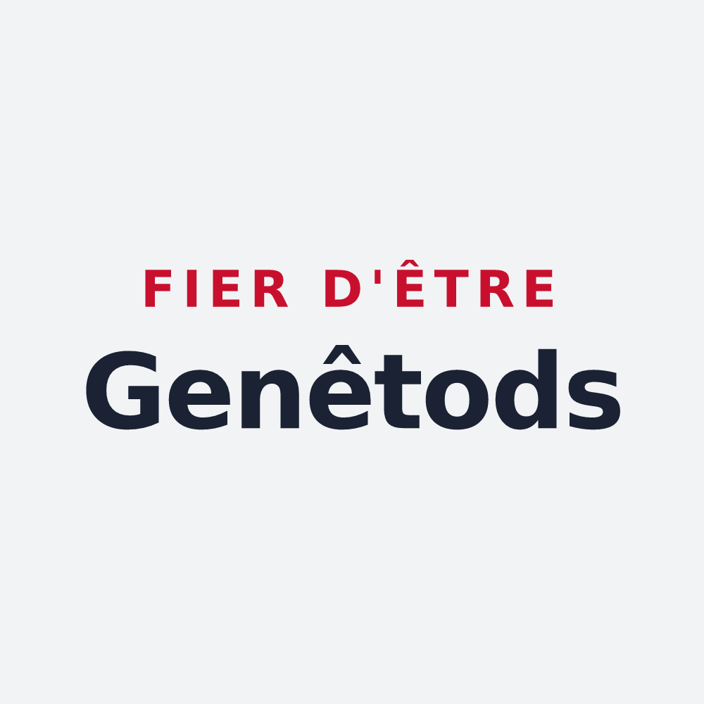 Poster « Fier d'être Genêtods » — design pour La Genête