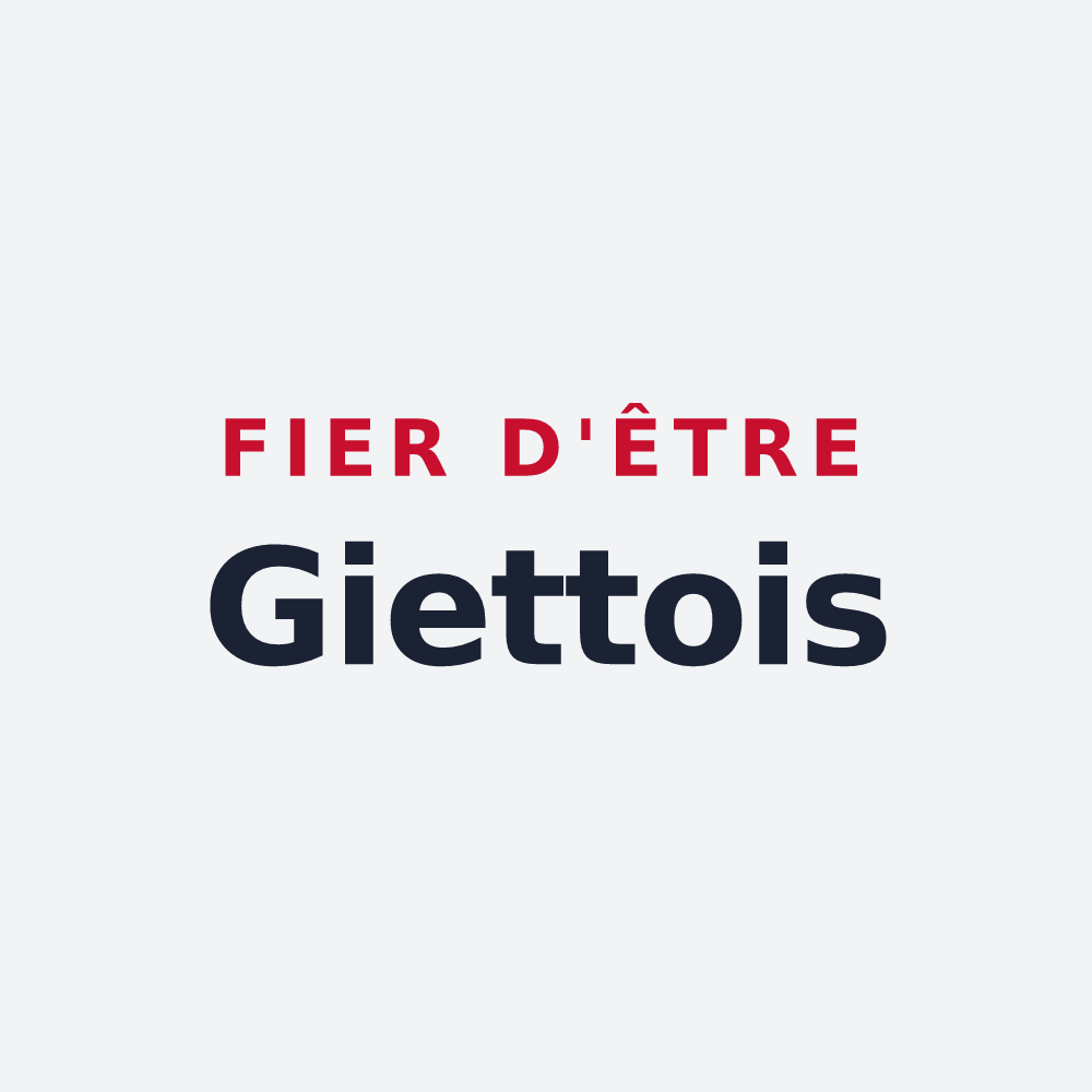 Poster « Fier d'être Giettois » — design pour La Giettaz