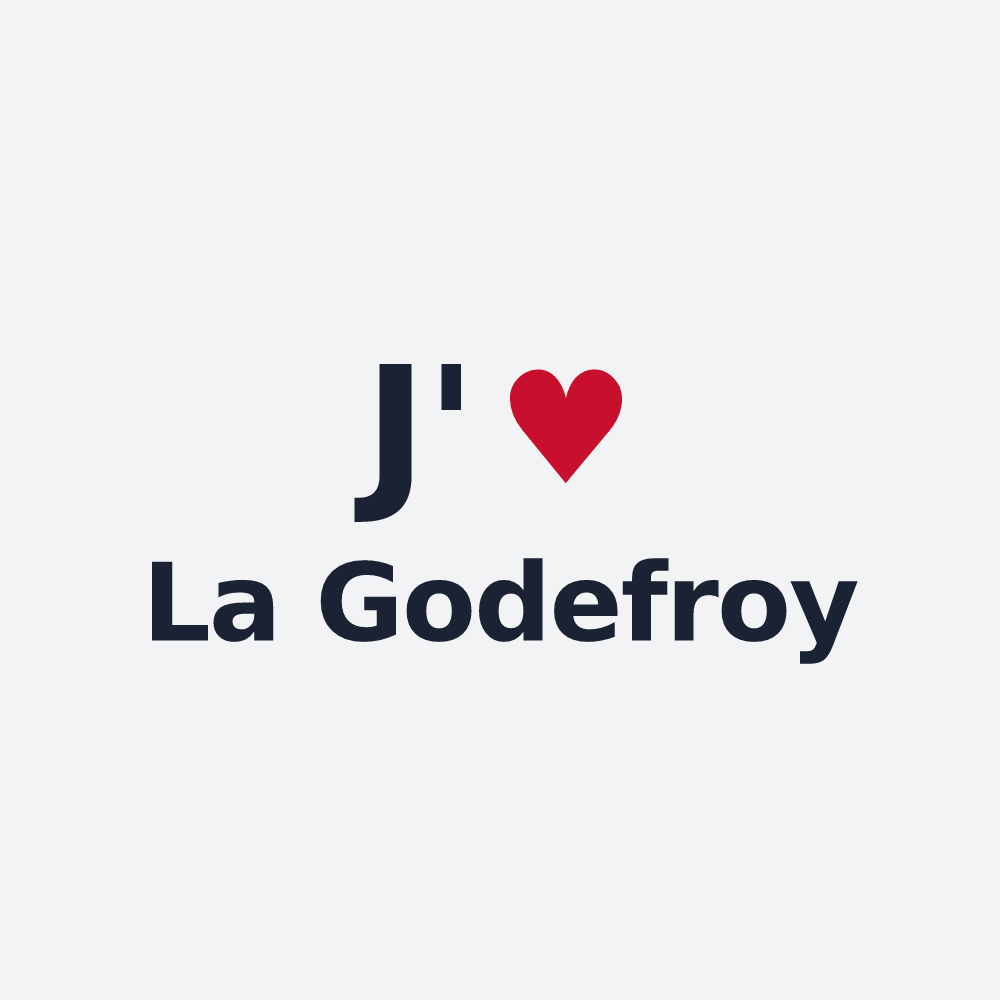 Poster personnalisé La Godefroy — design J'aime La Godefroy