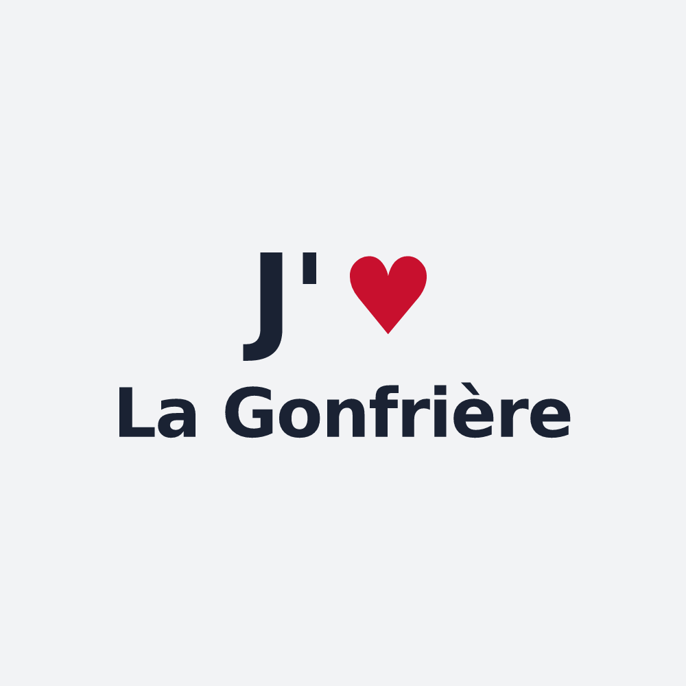 Poster personnalisé La Gonfrière — design J'aime La Gonfrière
