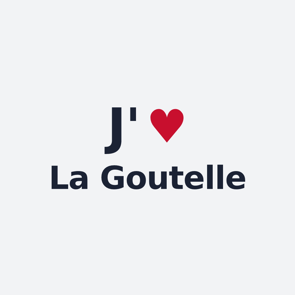 Poster personnalisé La Goutelle — design J'aime La Goutelle
