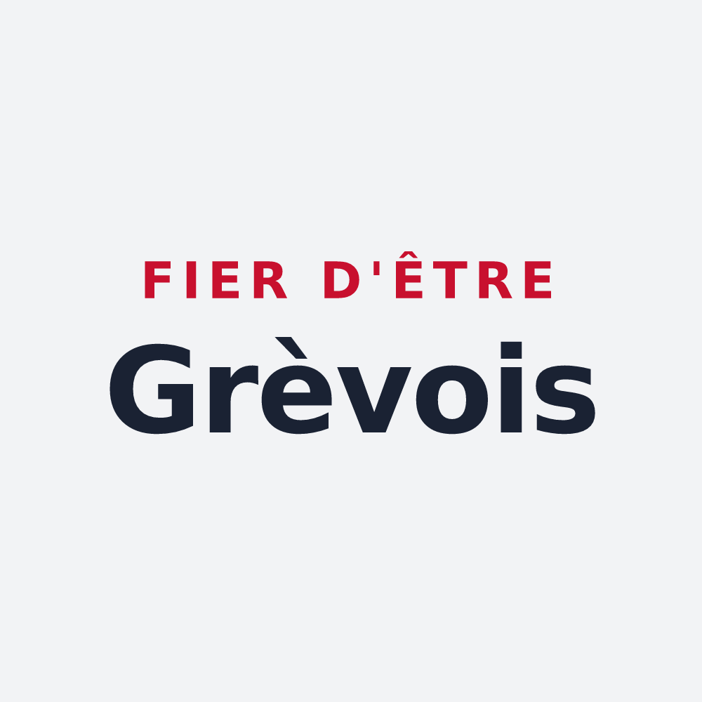 Poster « Fier d'être Grèvois » — design pour La Grève-sur-Mignon