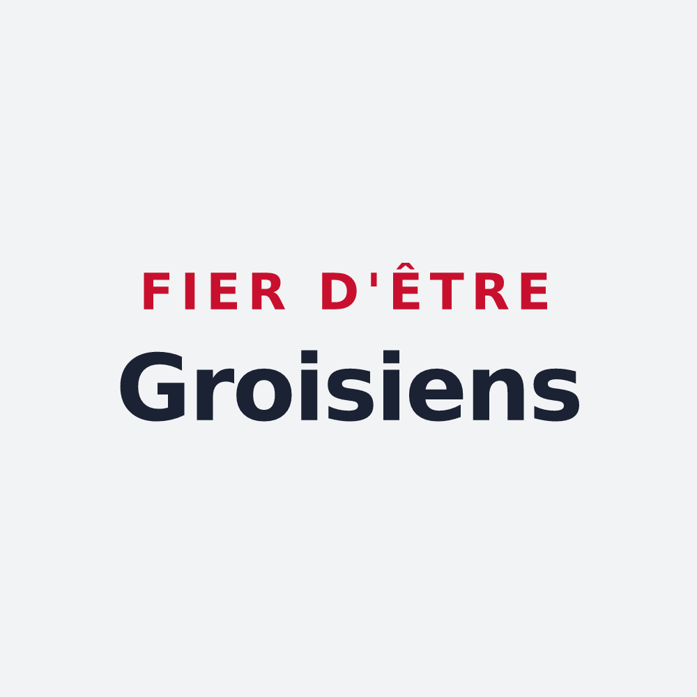Poster « Fier d'être Groisiens » — design pour La Groise