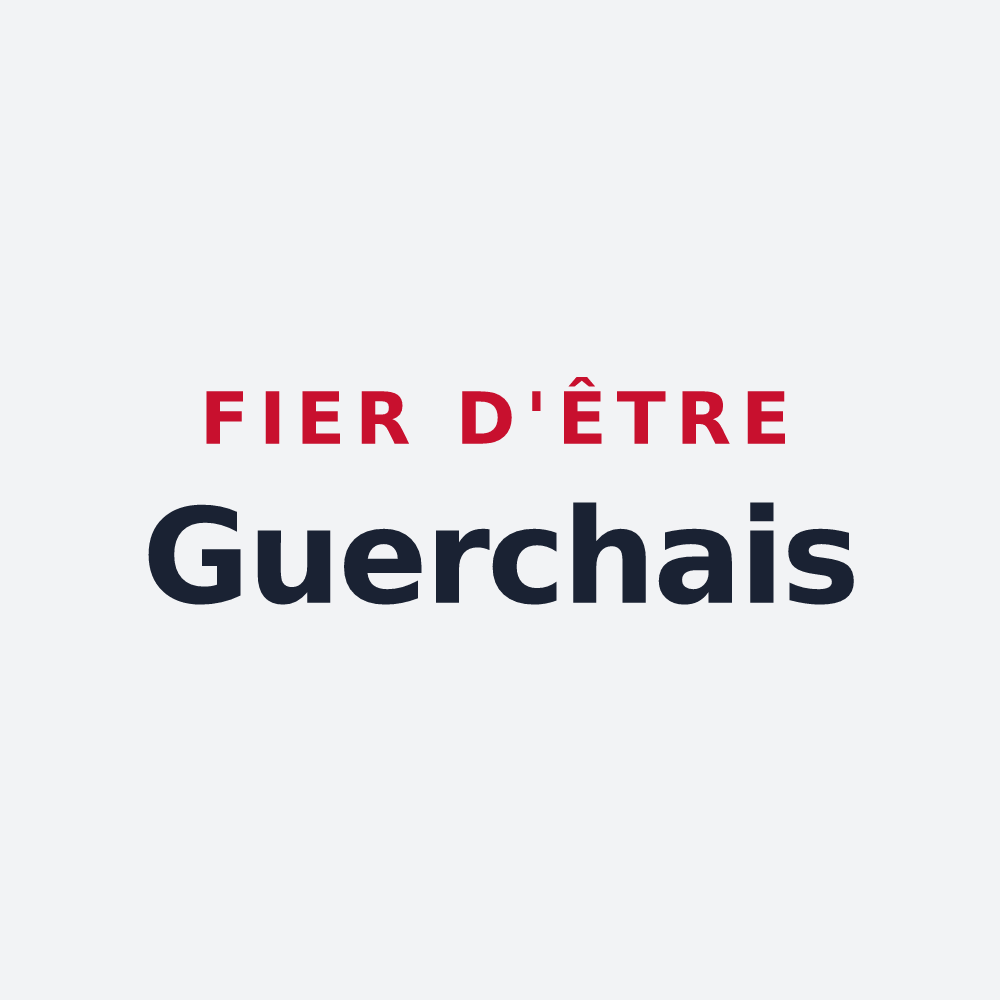 Poster « Fier d'être Guerchais » — design pour La Guerche-de-Bretagne