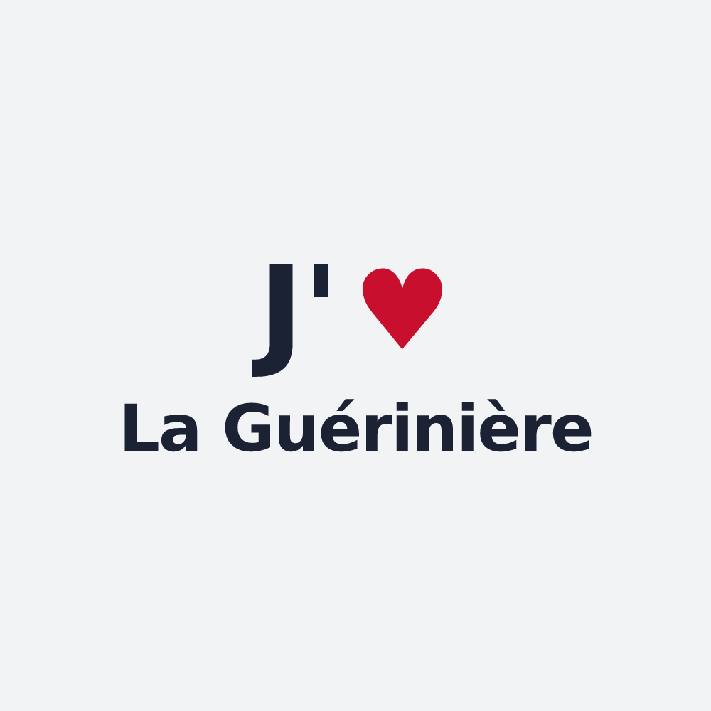 Poster personnalisé La Guérinière — design J'aime La Guérinière