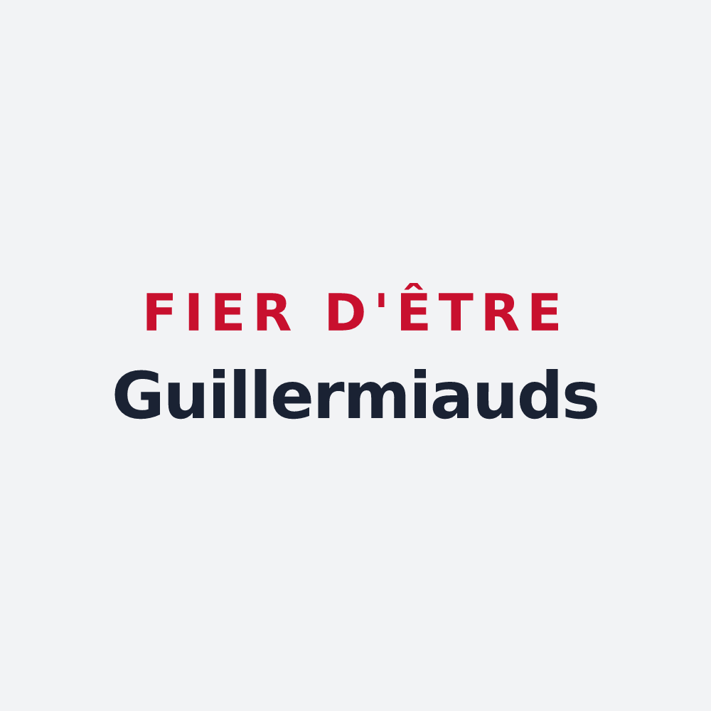 Poster « Fier d'être Guillermiauds » — design pour La Guillermie