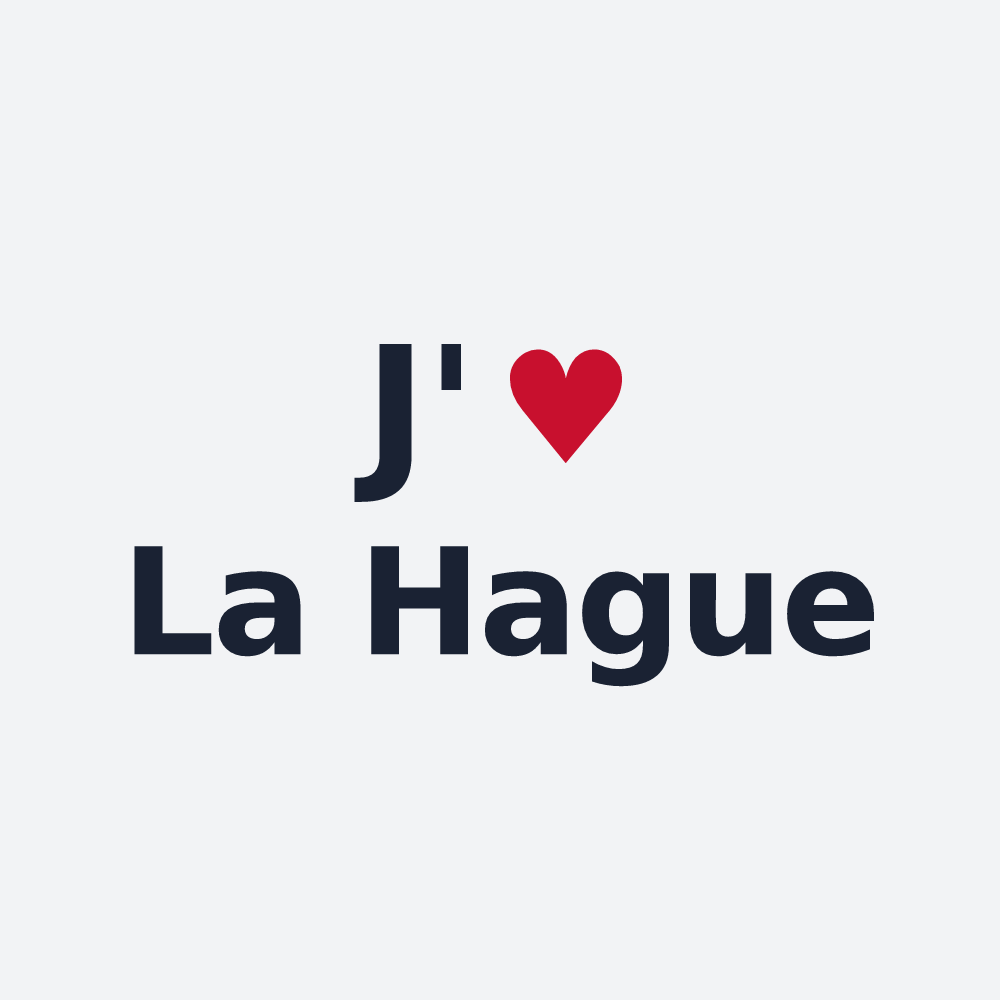 Poster personnalisé La Hague — design J'aime La Hague