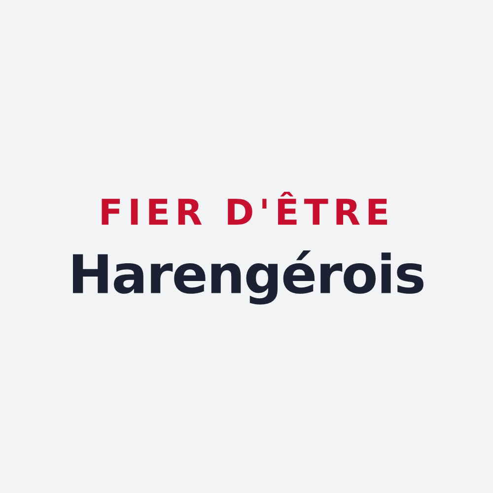 Poster « Fier d'être Harengérois » — design pour La Harengère
