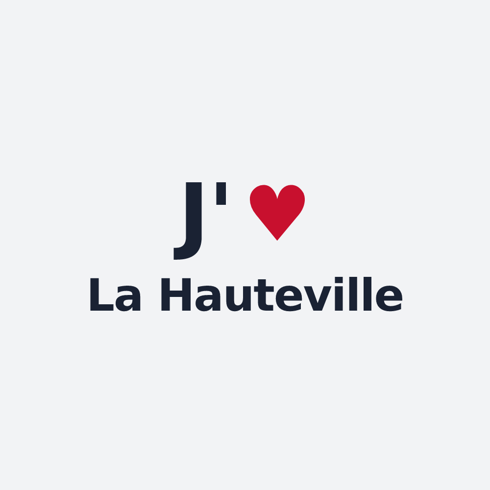 Poster personnalisé La Hauteville — design J'aime La Hauteville