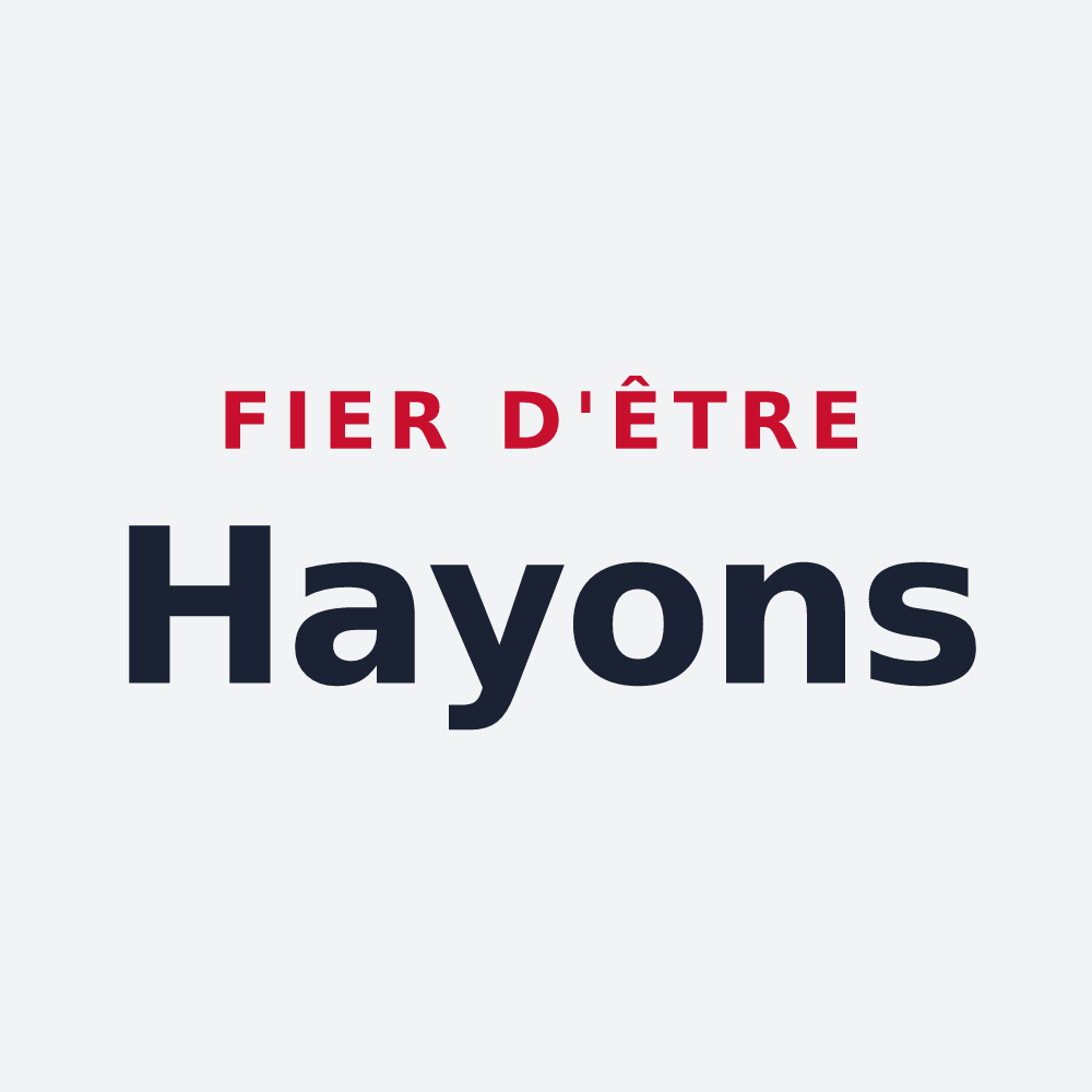 Poster « Fier d'être Hayons » — design pour La Haye-Bellefond