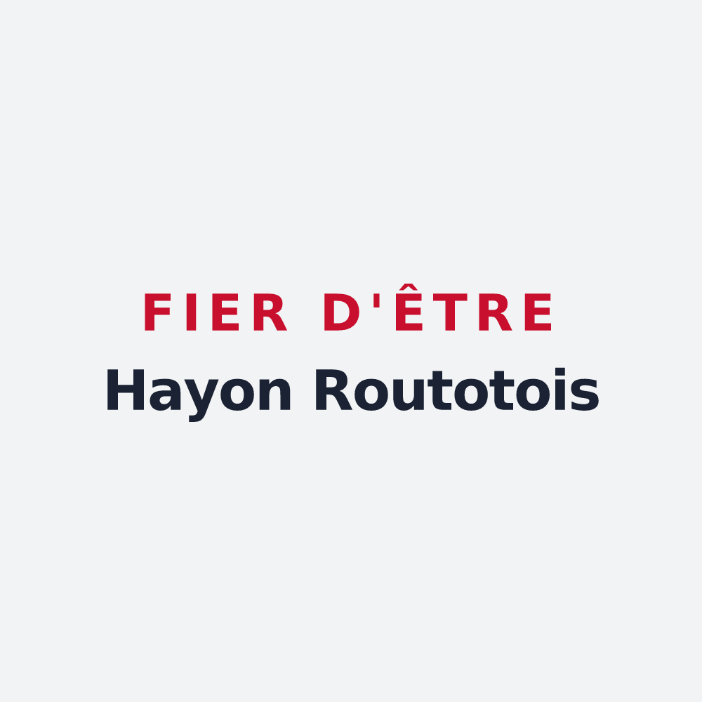 Poster « Fier d'être Hayon Routotois » — design pour La Haye-de-Routot