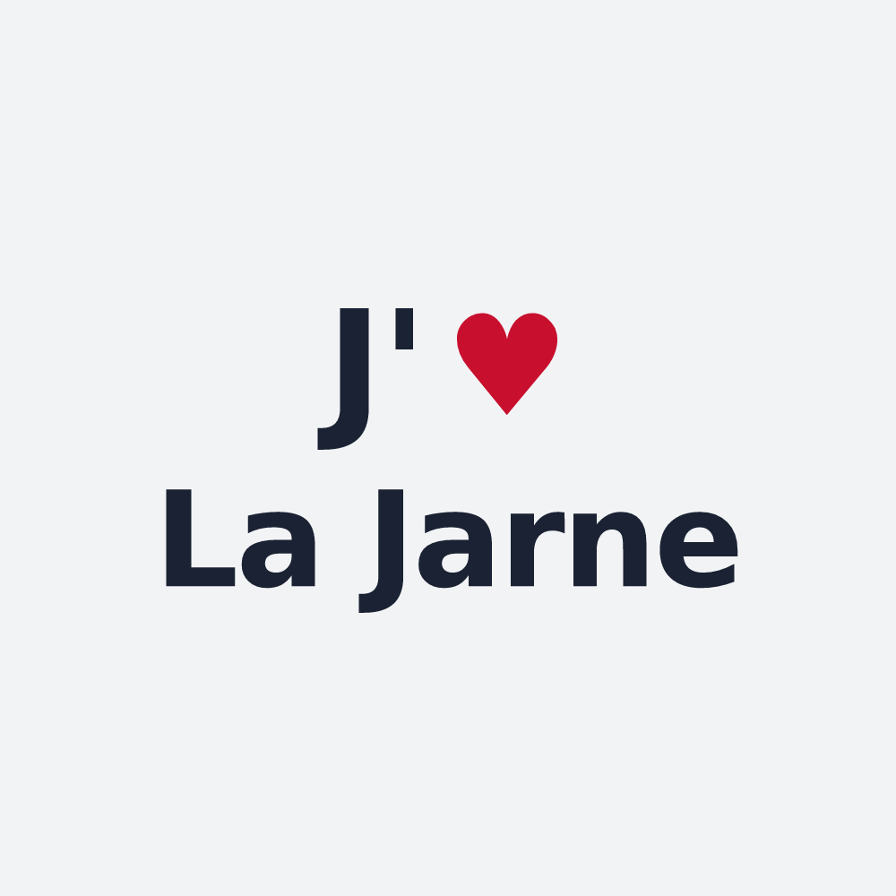 Poster personnalisé La Jarne — design J'aime La Jarne