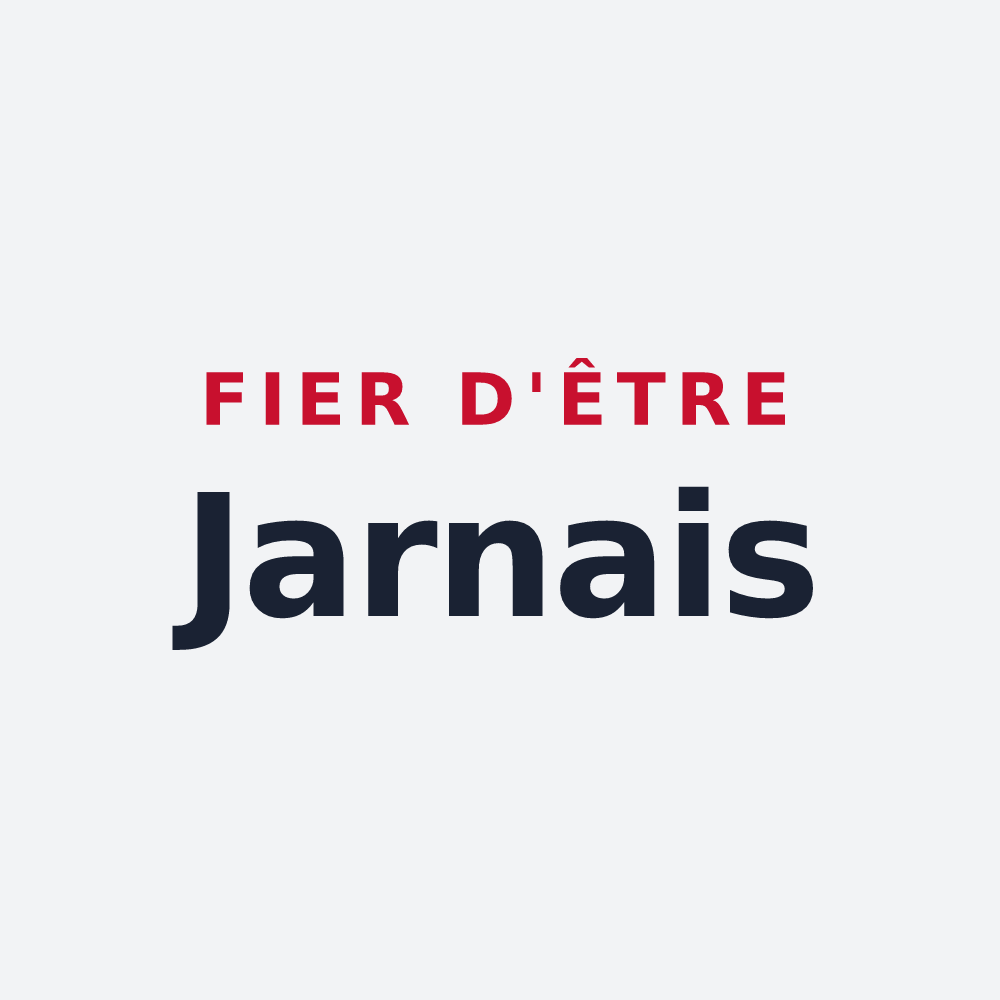 Poster « Fier d'être Jarnais » — design pour La Jarne