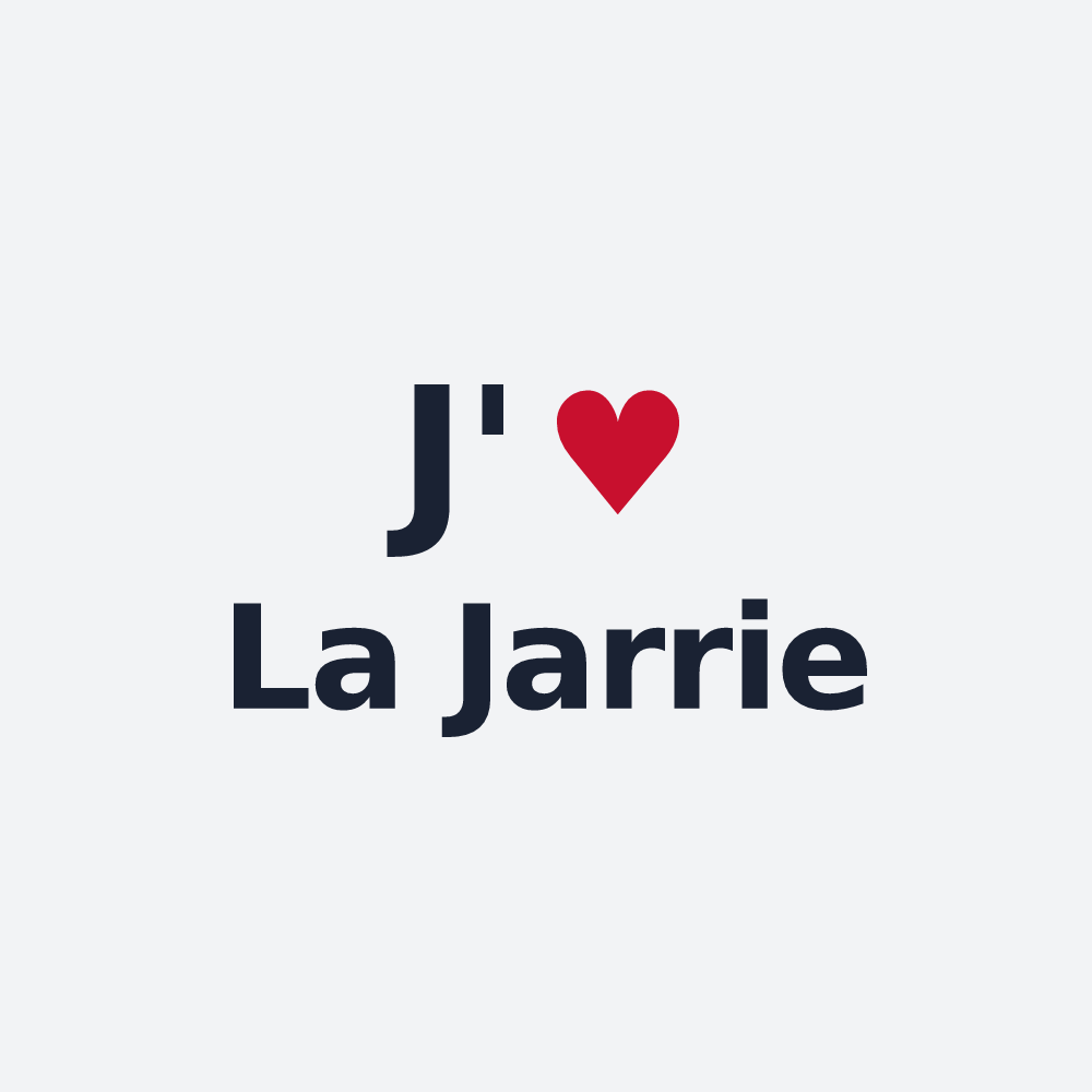 Poster personnalisé La Jarrie — design J'aime La Jarrie