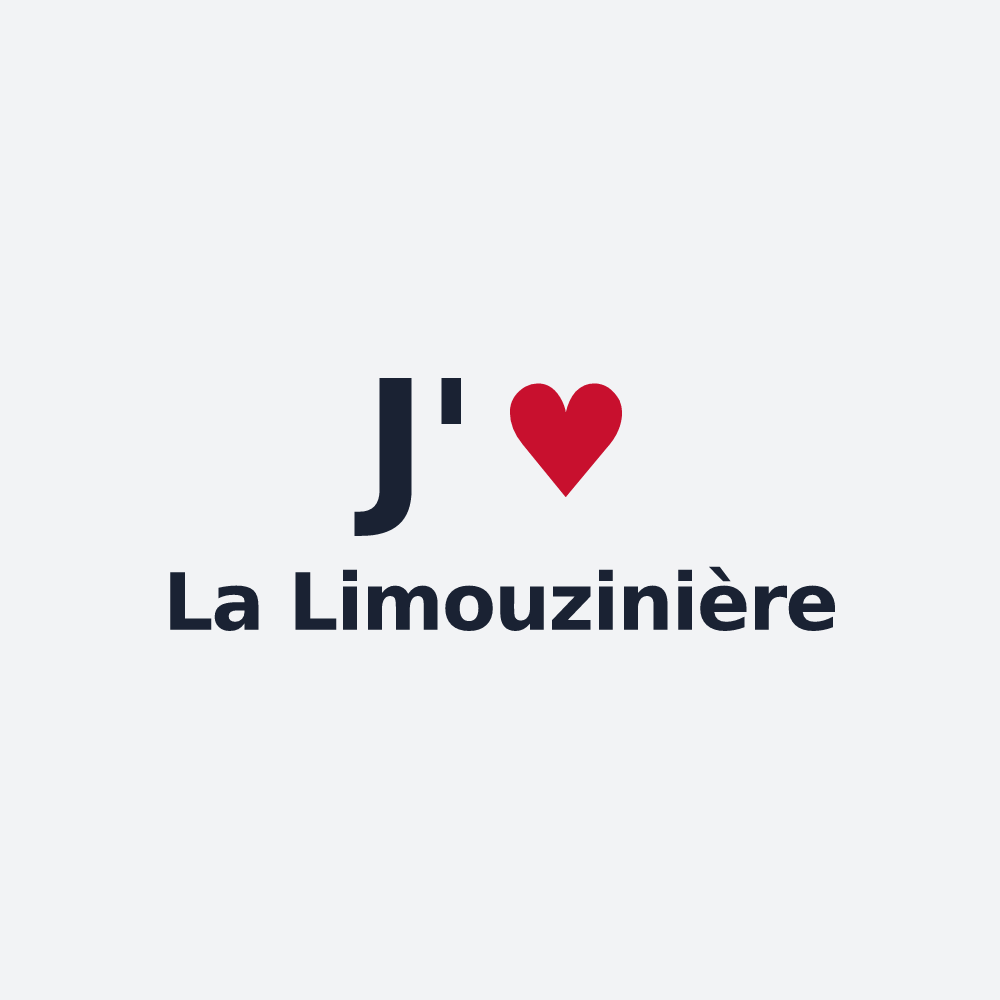 Poster personnalisé La Limouzinière — design J'aime La Limouzinière