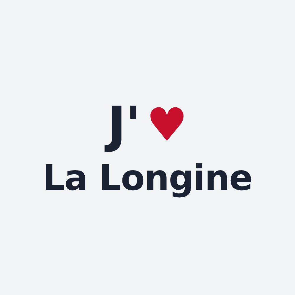 Poster personnalisé La Longine — design J'aime La Longine
