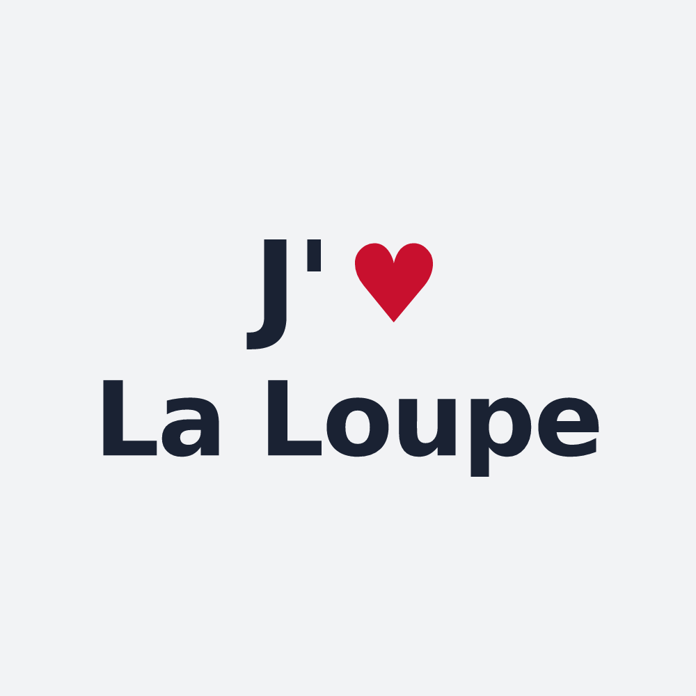 Poster personnalisé La Loupe — design J'aime La Loupe