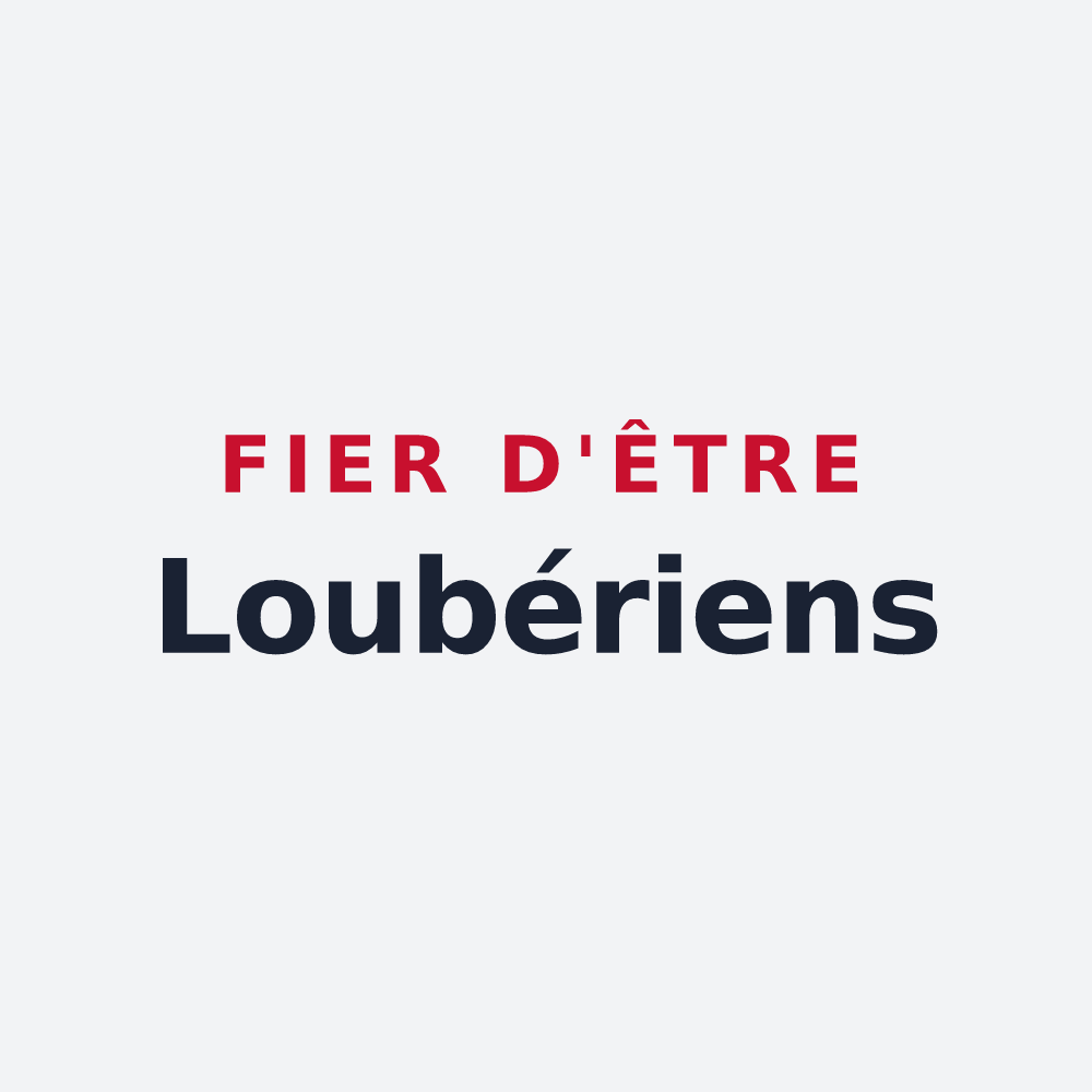 Poster « Fier d'être Loubériens » — design pour La Louvière-Lauragais