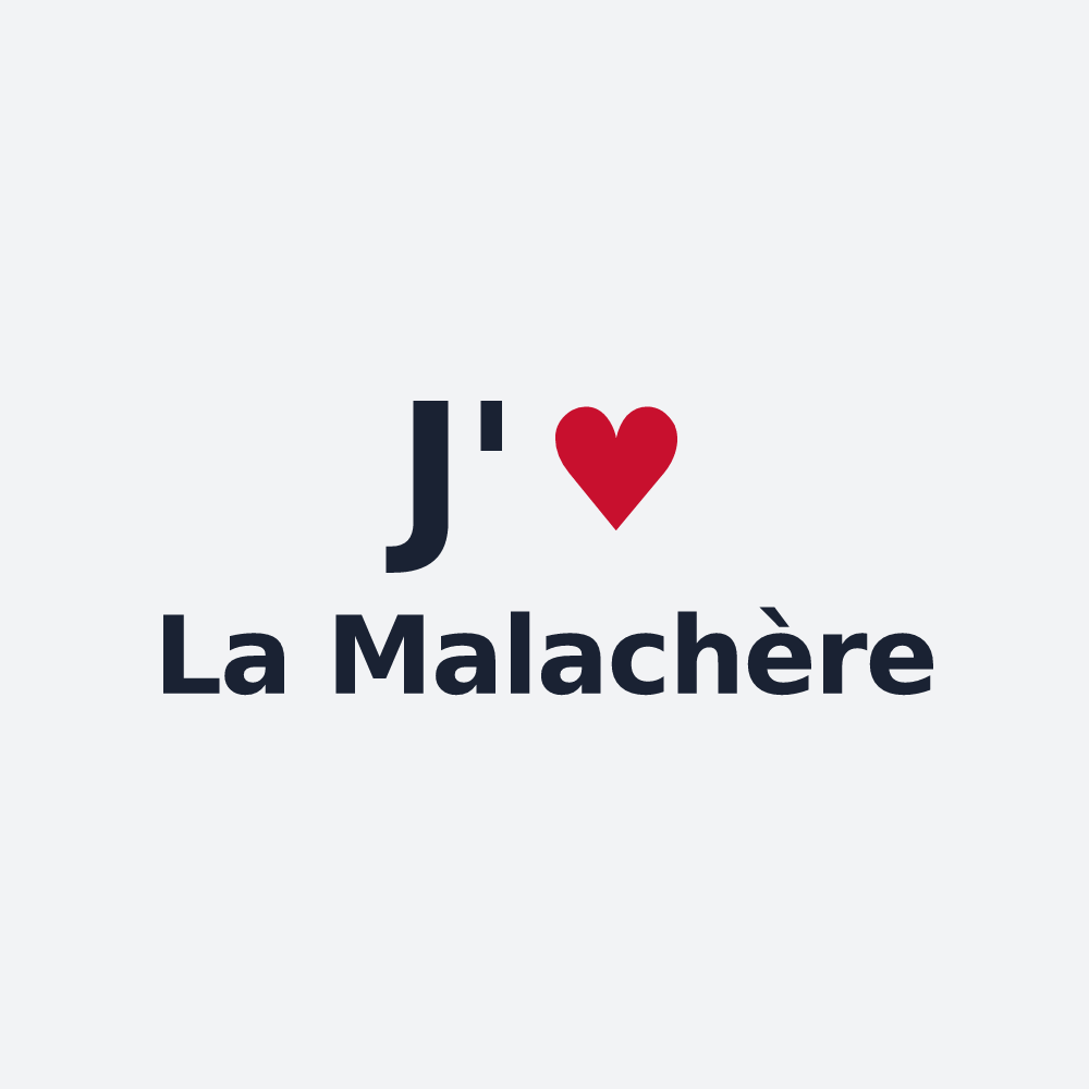 Poster personnalisé La Malachère — design J'aime La Malachère
