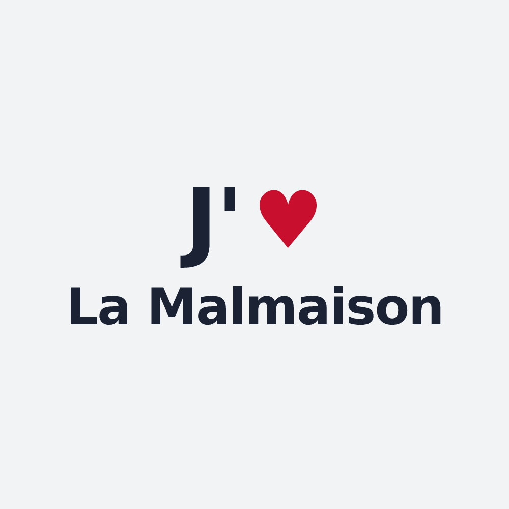 Poster personnalisé La Malmaison — design J'aime La Malmaison