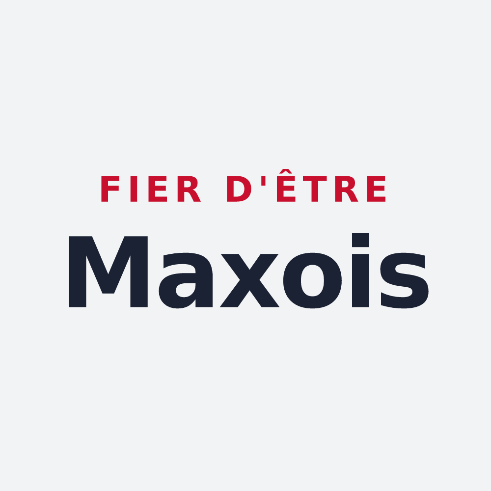 Poster « Fier d'être Maxois » — design pour La Maxe