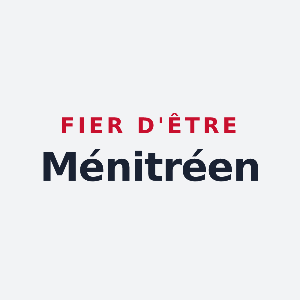 Poster « Fier d'être Ménitréen » — design pour La Ménitré
