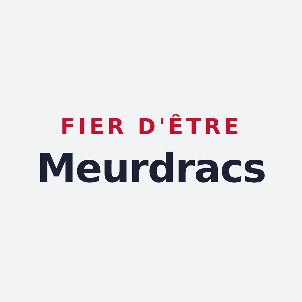 Poster « Fier d'être Meurdracs » — design pour La Meurdraquière