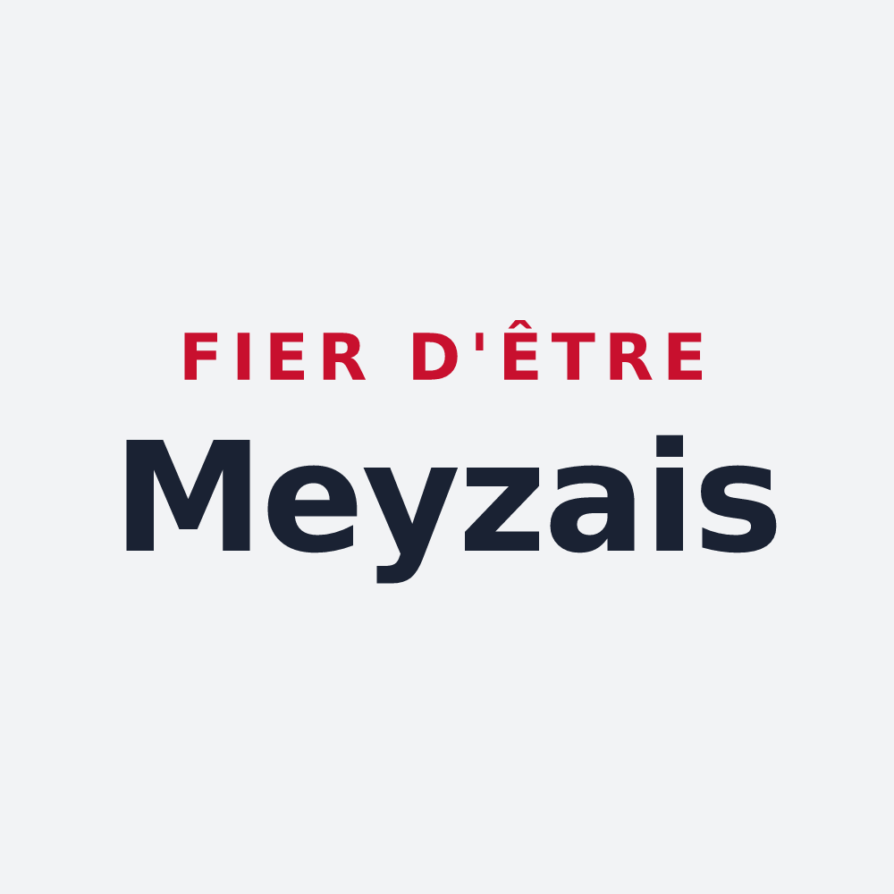 Poster « Fier d'être Meyzais » — design pour La Meyze