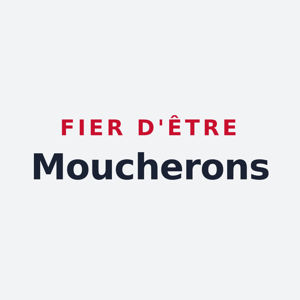 Poster « Fier d'être Moucherons » — design pour La Mouche