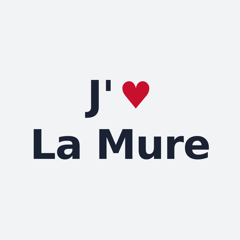 Poster personnalisé La Mure — design J'aime La Mure