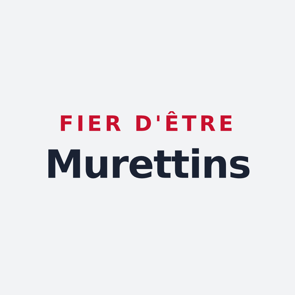 Poster « Fier d'être Murettins » — design pour La Murette