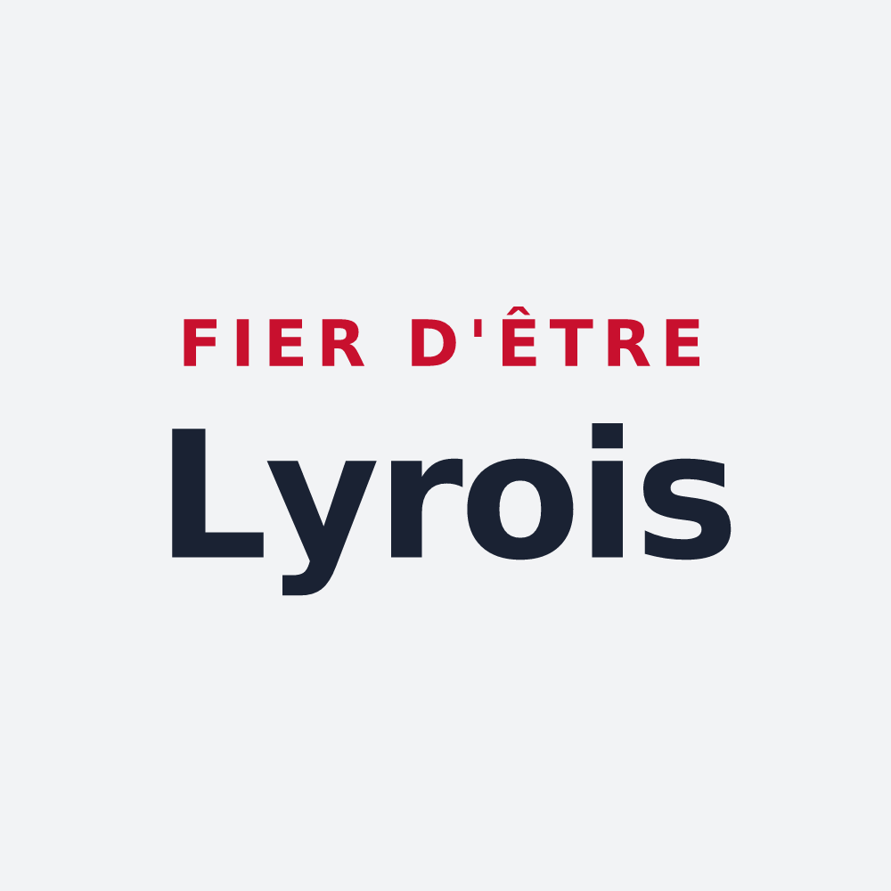 Poster « Fier d'être Lyrois » — design pour La Neuve-Lyre