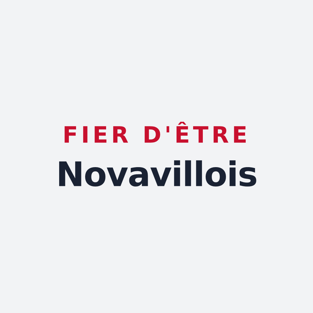 Poster « Fier d'être Novavillois » — design pour La Neuveville-sous-Châtenois