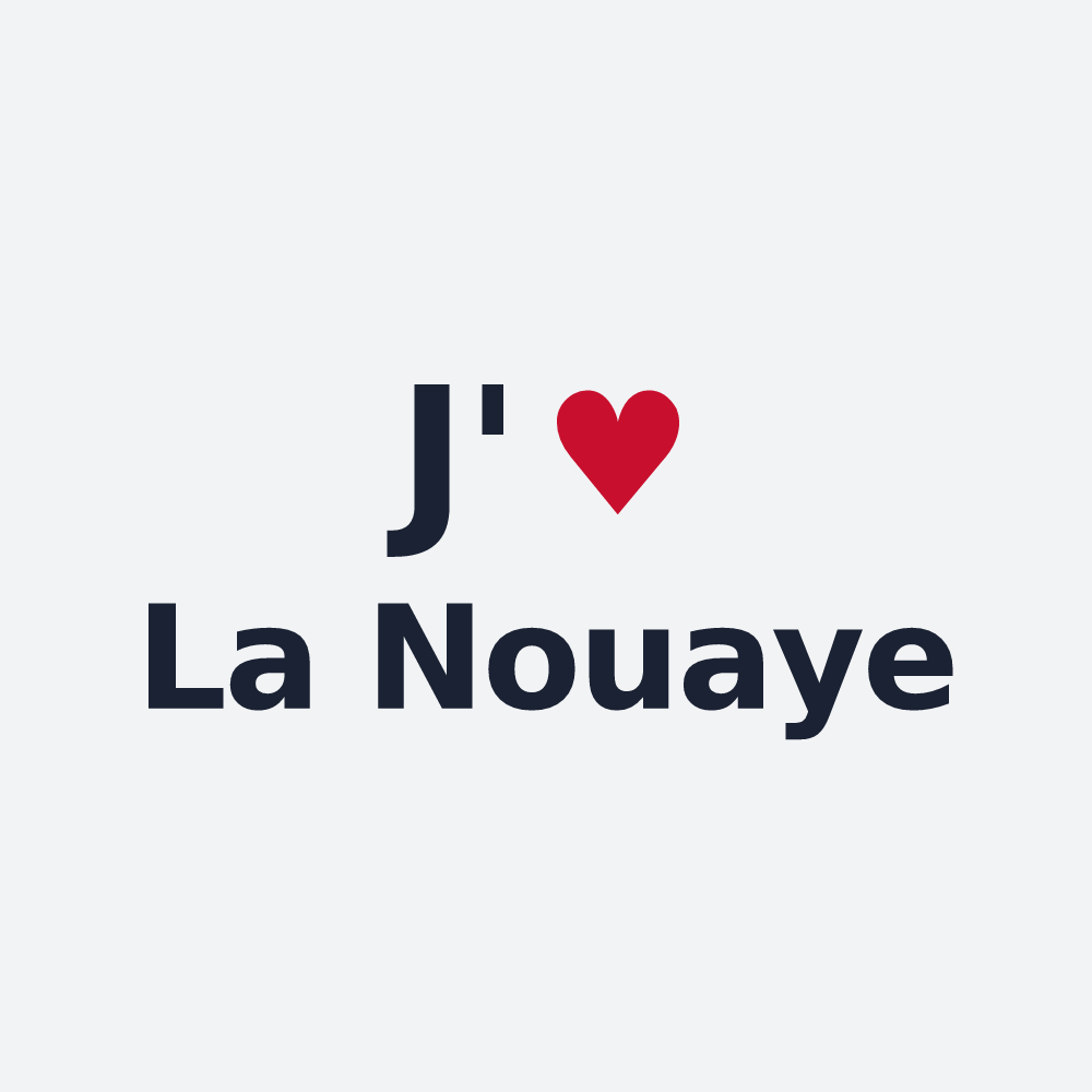 Poster personnalisé La Nouaye — design J'aime La Nouaye