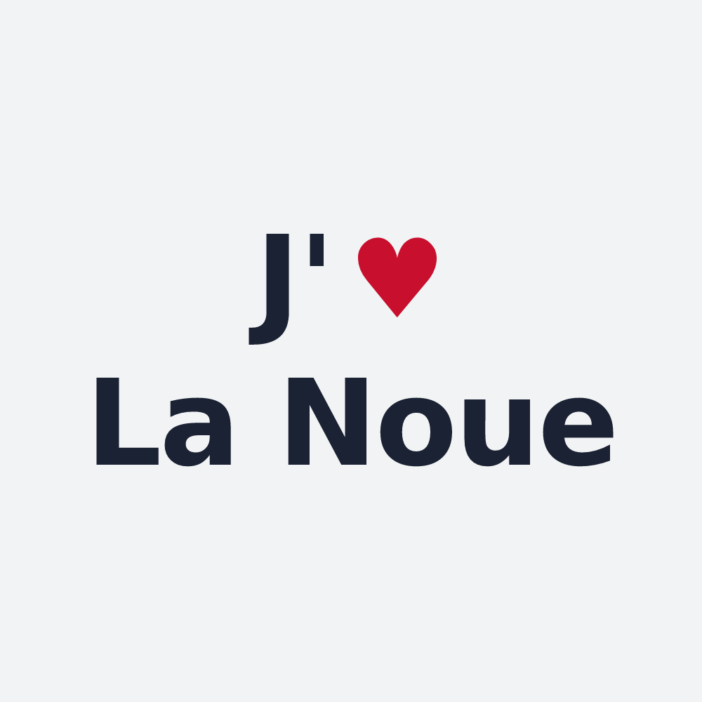 Poster personnalisé La Noue — design J'aime La Noue
