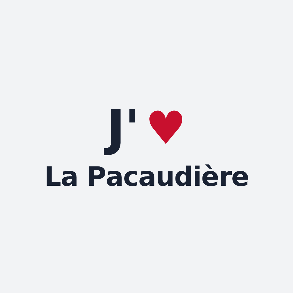 Poster personnalisé La Pacaudière — design J'aime La Pacaudière