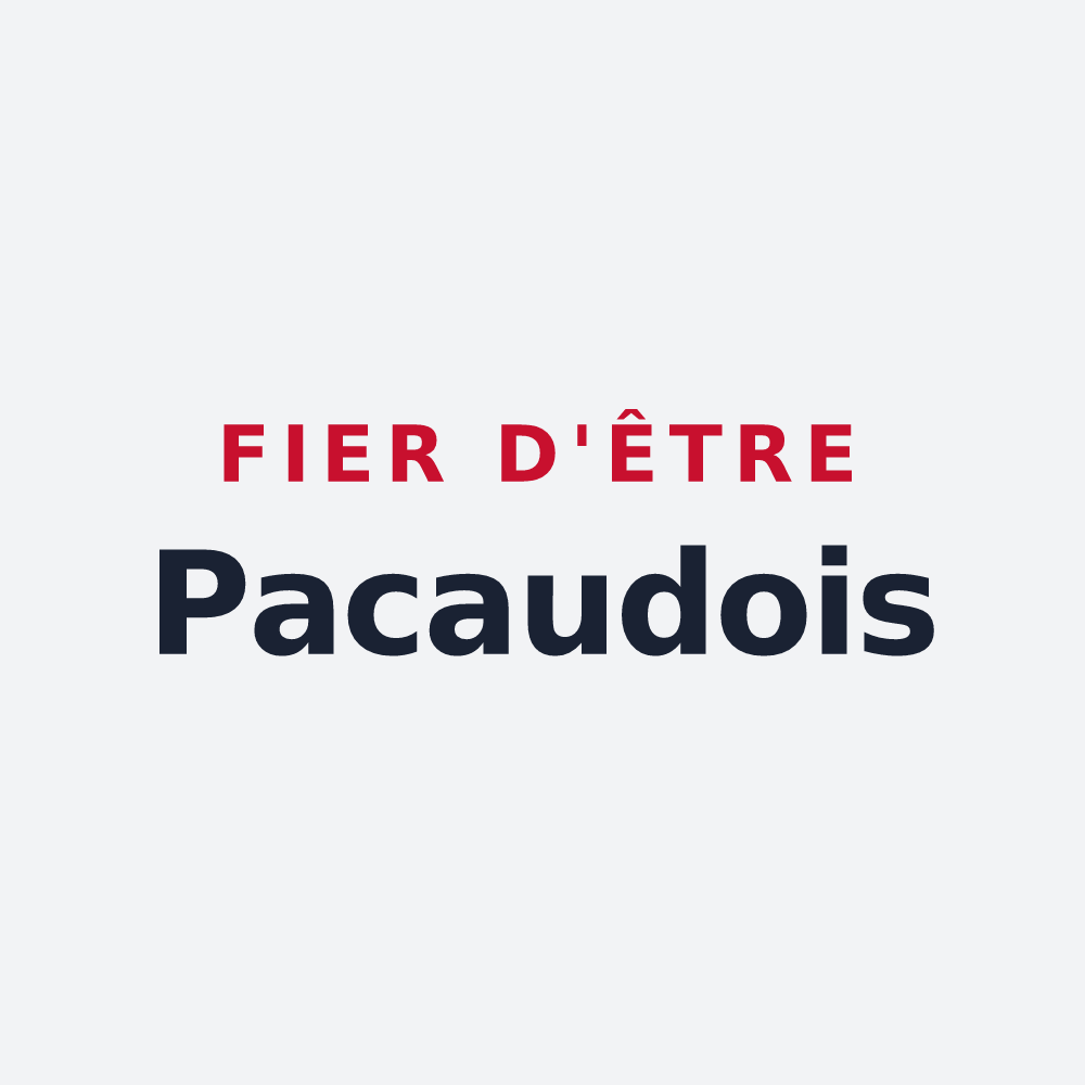 Poster « Fier d'être Pacaudois » — design pour La Pacaudière