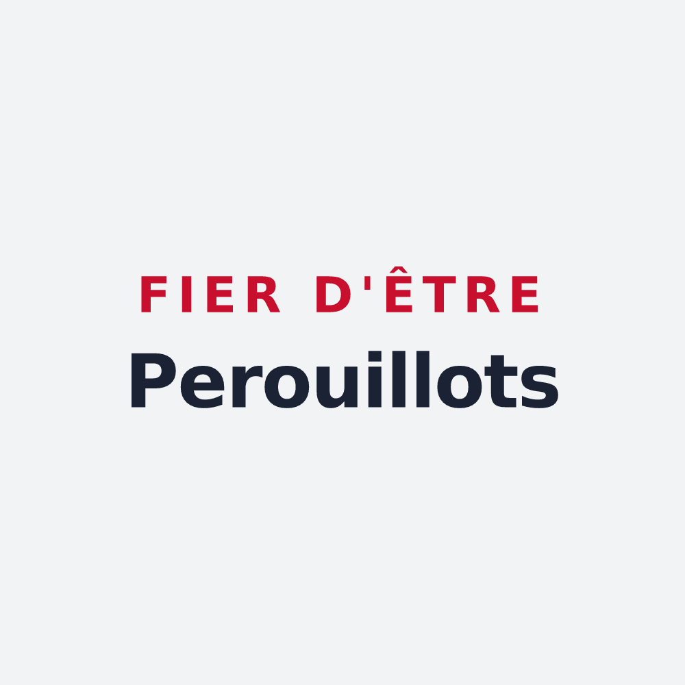 Poster « Fier d'être Perouillots » — design pour La Pérouille