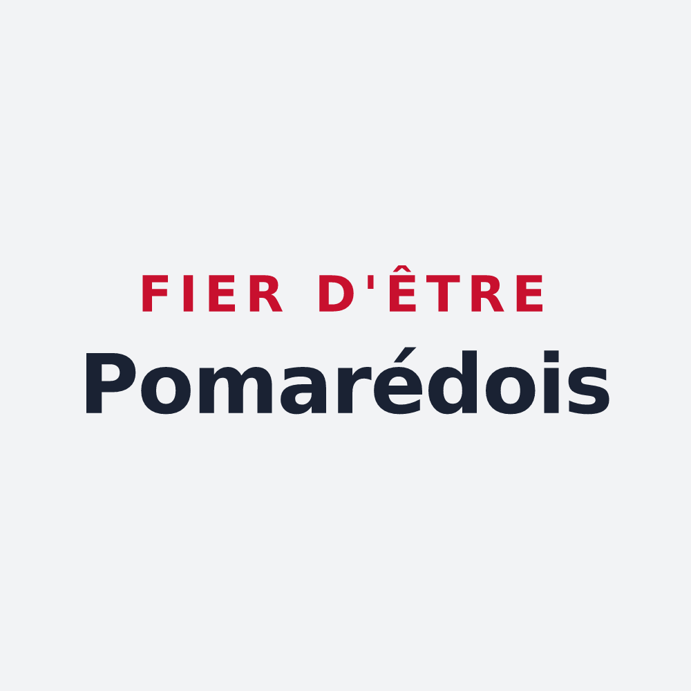 Poster « Fier d'être Pomarédois » — design pour La Pomarède