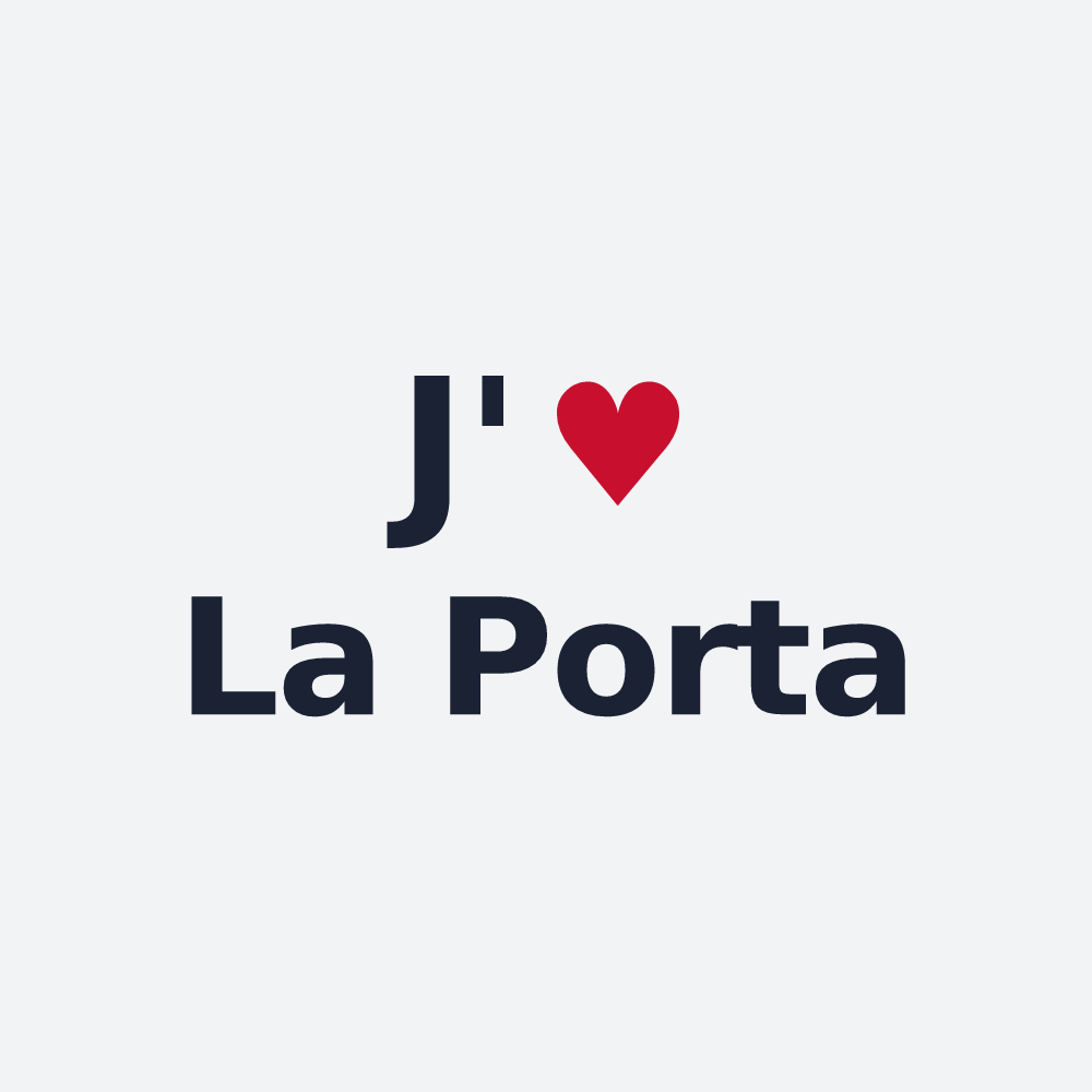 Poster personnalisé La Porta — design J'aime La Porta