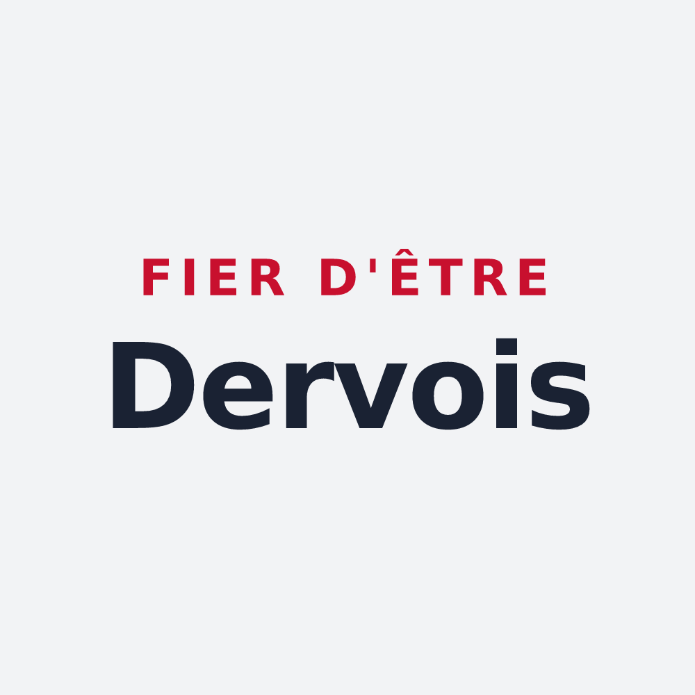 Poster « Fier d'être Dervois » — design pour La Porte du Der
