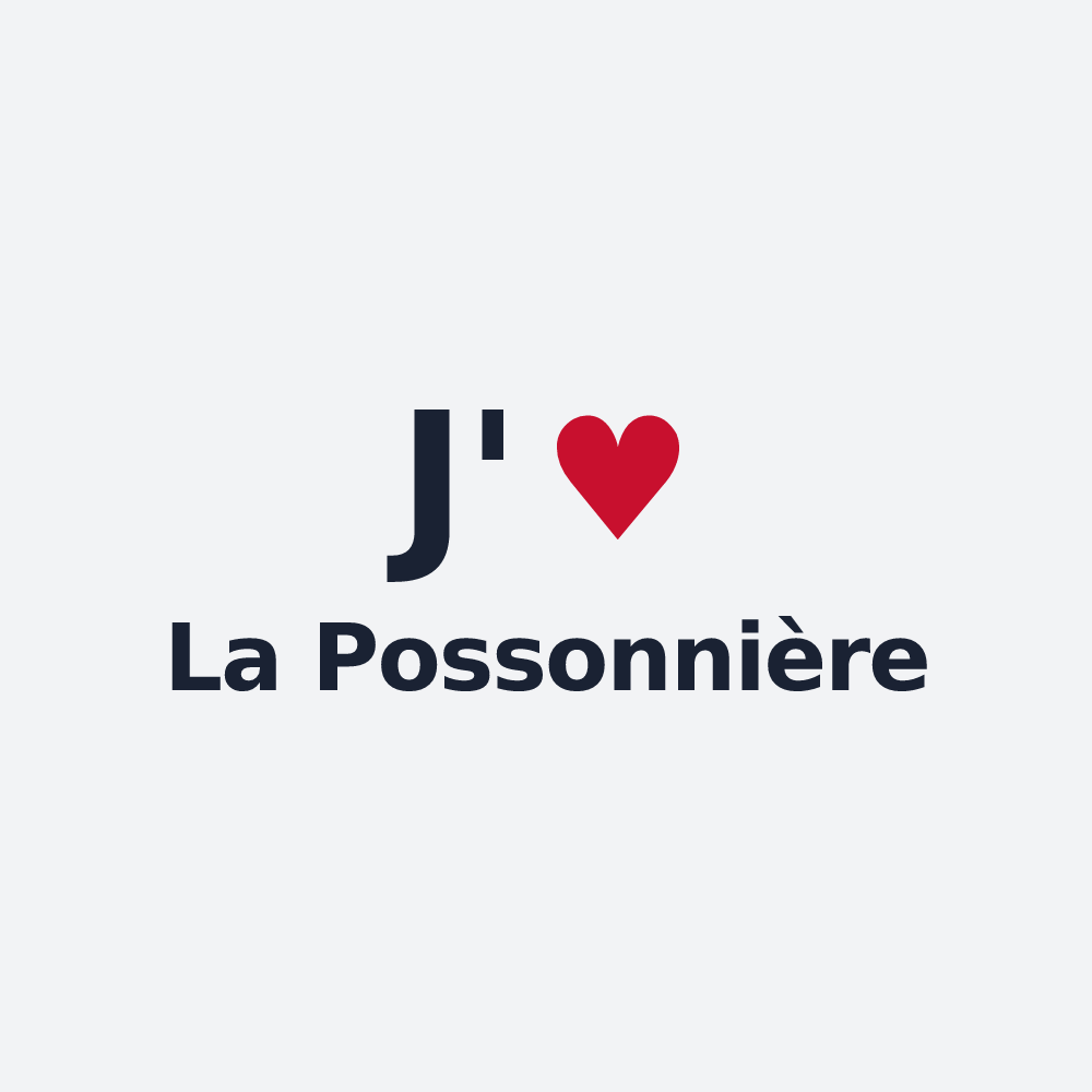 Poster personnalisé La Possonnière — design J'aime La Possonnière