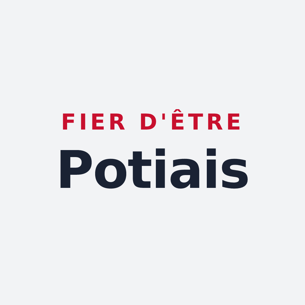Poster « Fier d'être Potiais » — design pour La Poterie-Cap-d'Antifer
