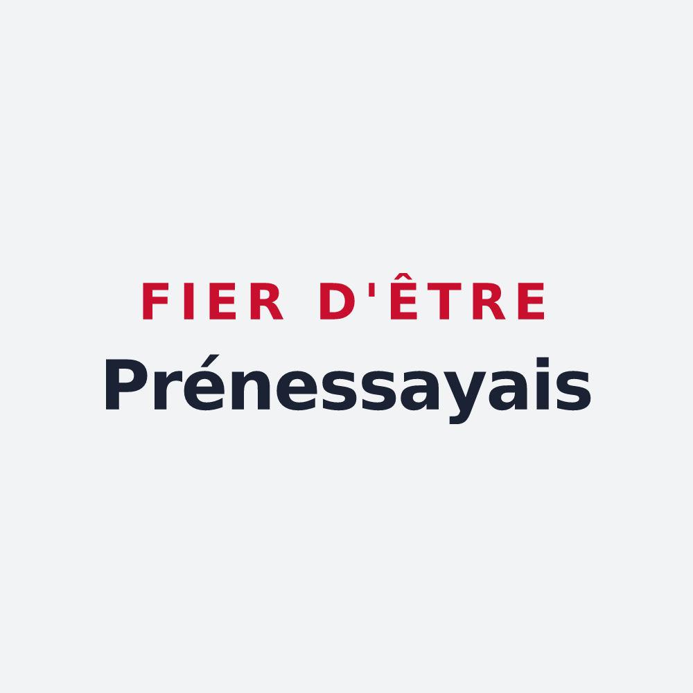 Poster « Fier d'être Prénessayais » — design pour La Prénessaye
