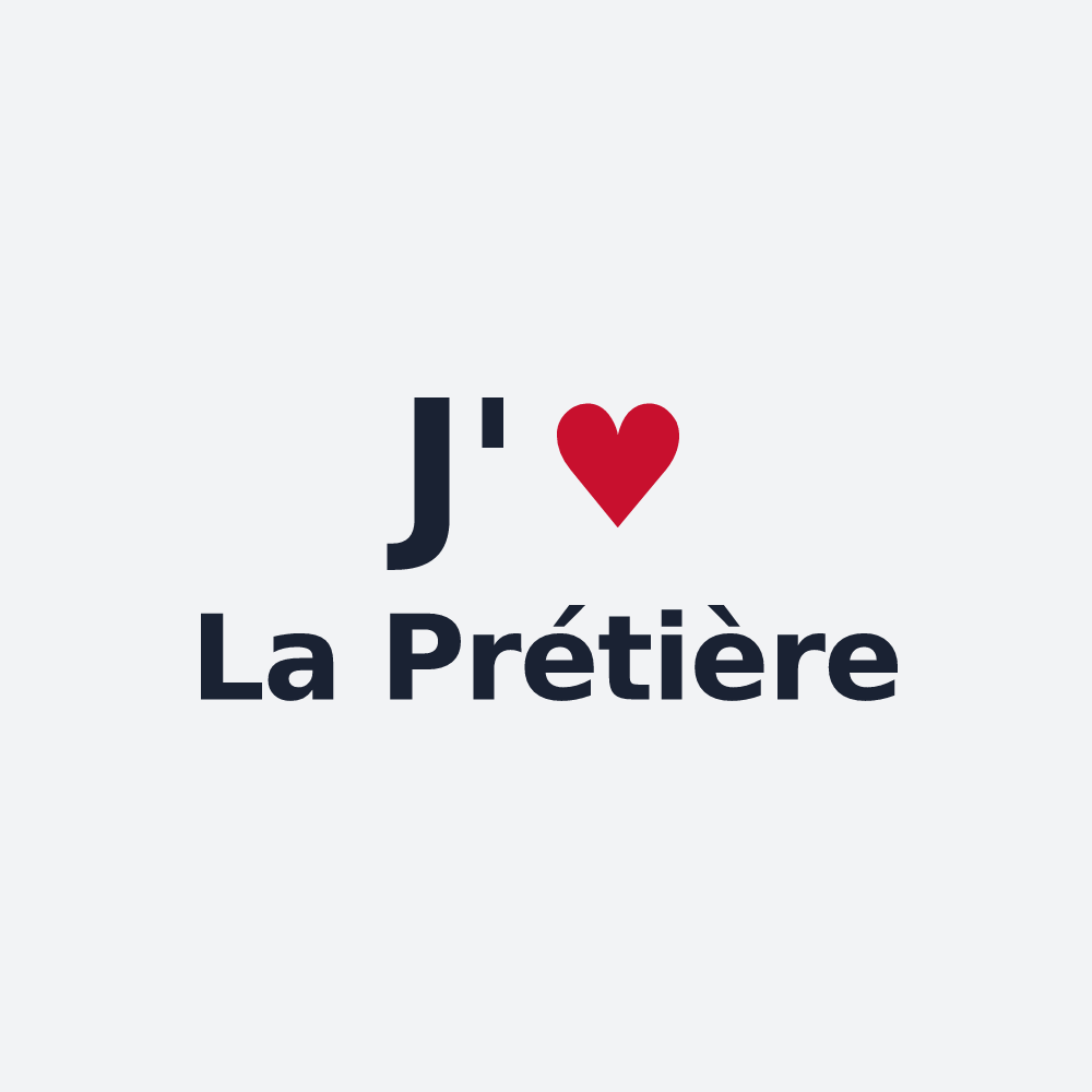 Poster personnalisé La Prétière — design J'aime La Prétière