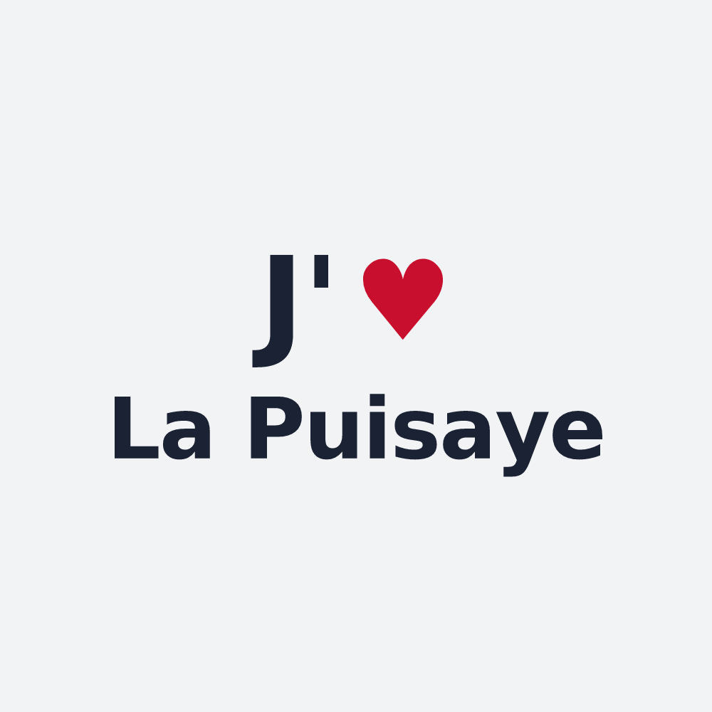 Poster personnalisé La Puisaye — design J'aime La Puisaye