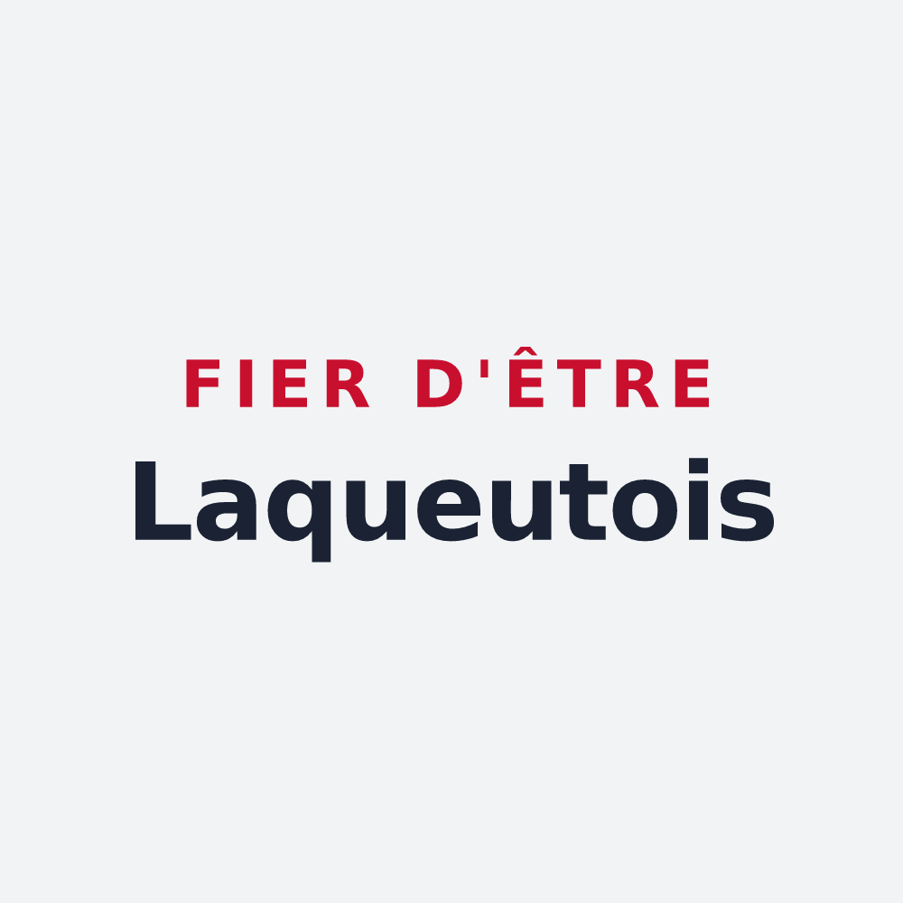 Poster « Fier d'être Laqueutois » — design pour La Queue-les-Yvelines
