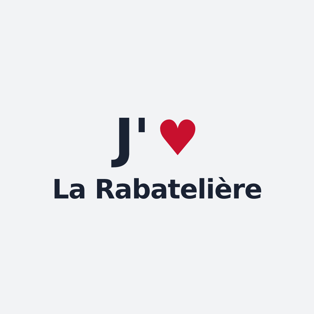 Poster personnalisé La Rabatelière — design J'aime La Rabatelière